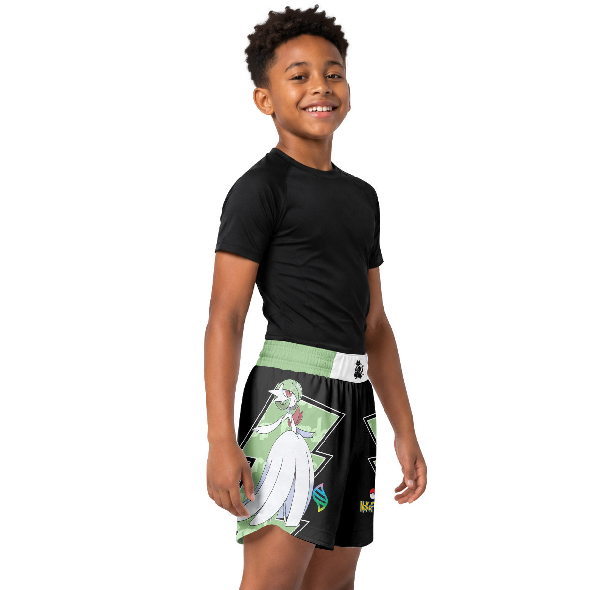 Pokemon Mega Gardevoir Kids Grappling Shorts