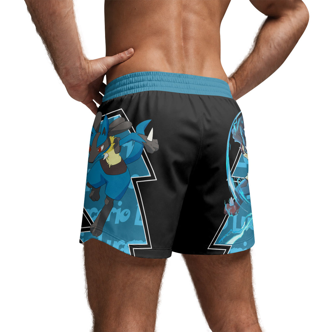 Pokemon Mega Lucario Grappling Shorts
