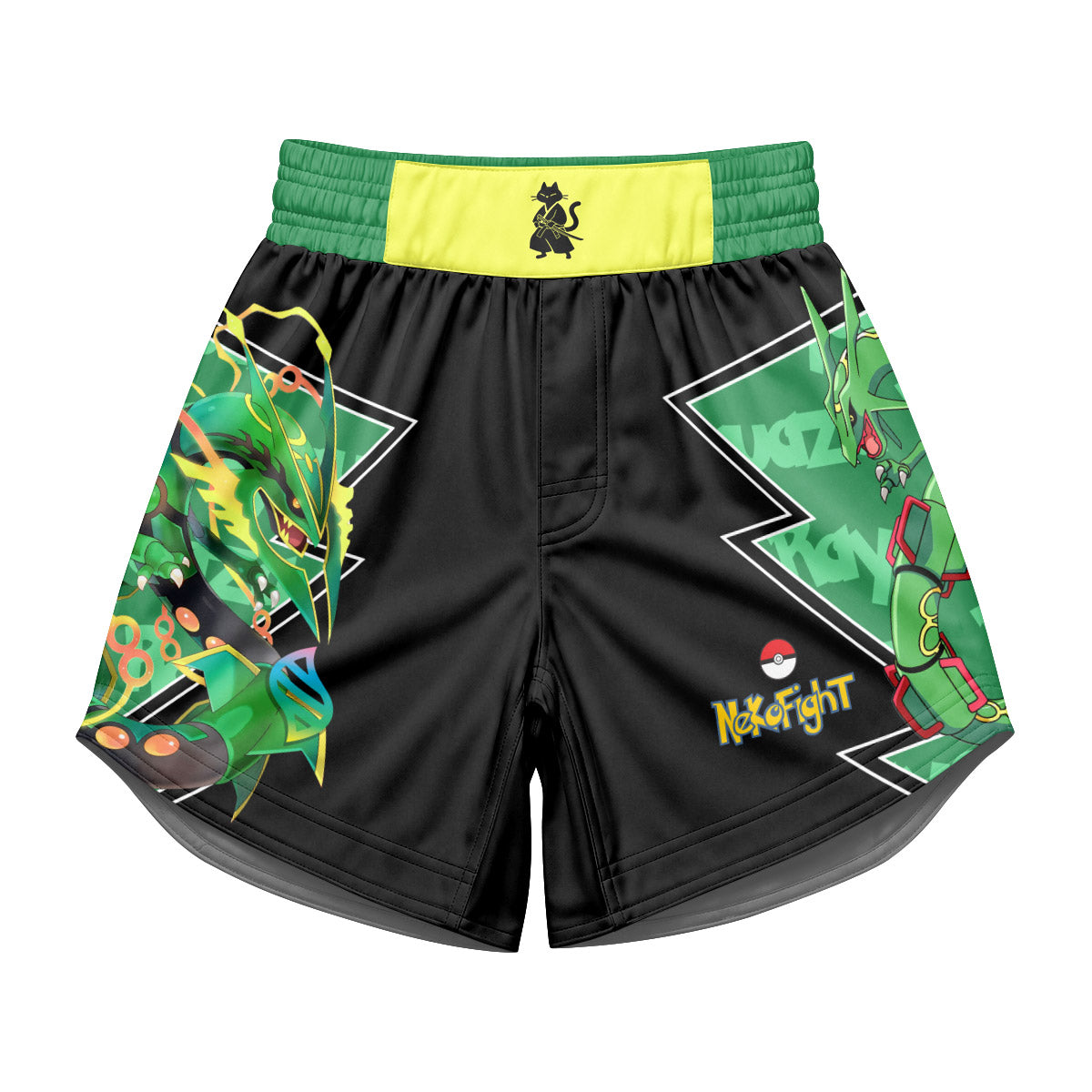 Pokemon Mega Rayquaza Kids Grappling Shorts