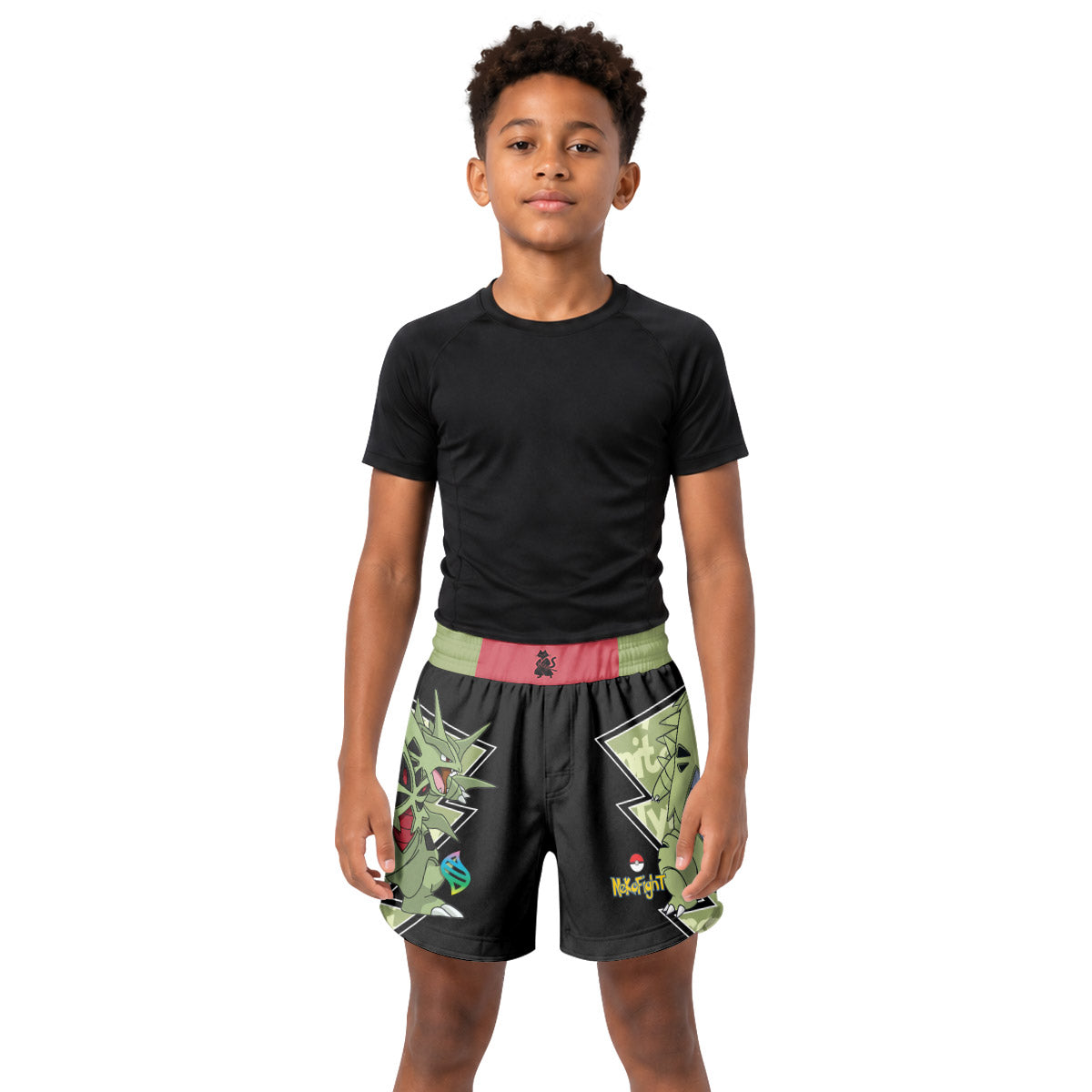 Pokemon Mega Tyranitar Kids Grappling Shorts