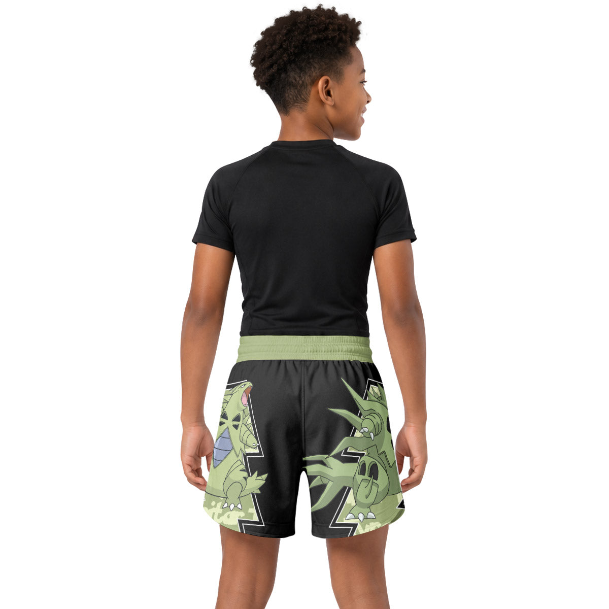 Pokemon Mega Tyranitar Kids Grappling Shorts
