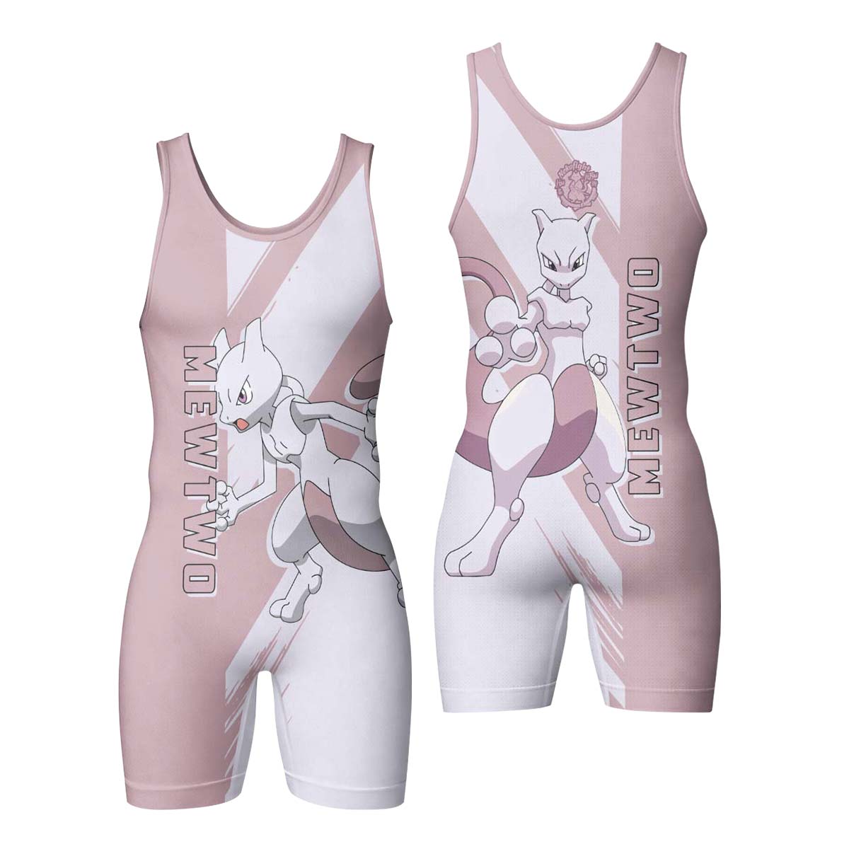 Pokemon Mewtwo Wrestling Singlet