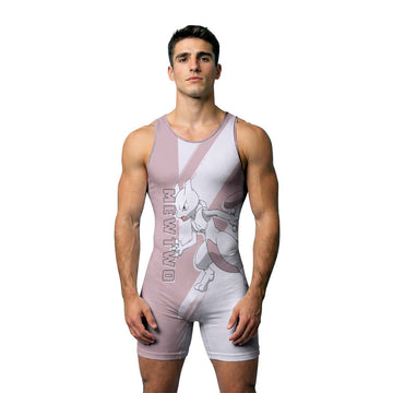 Pokemon Mewtwo Wrestling Singlet