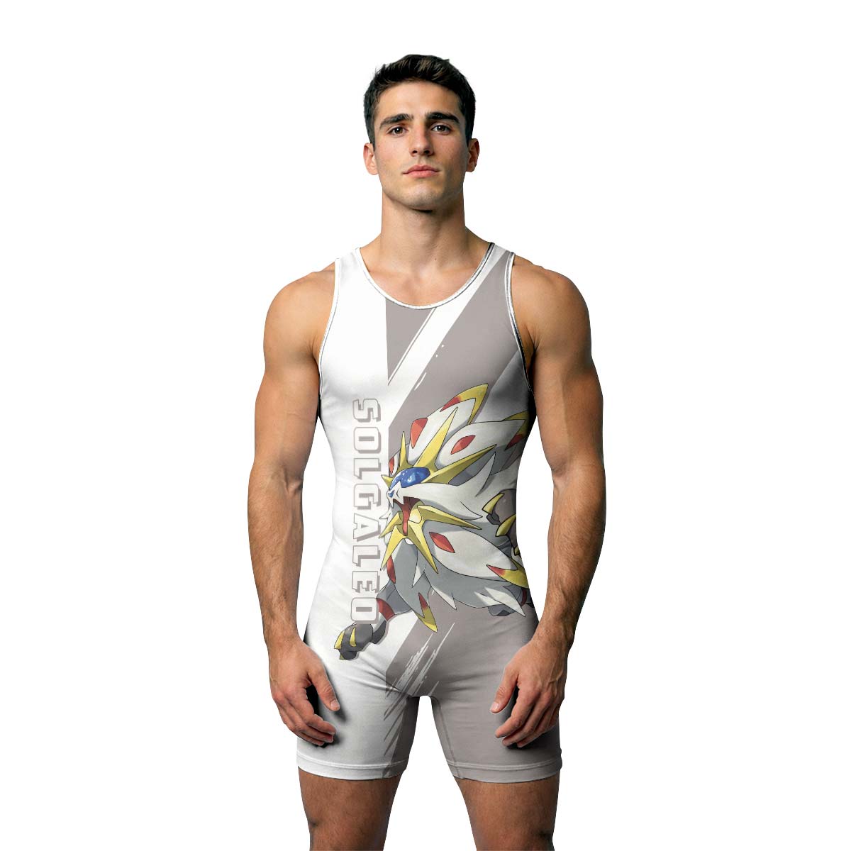Pokemon Solgaleo Wrestling Singlet