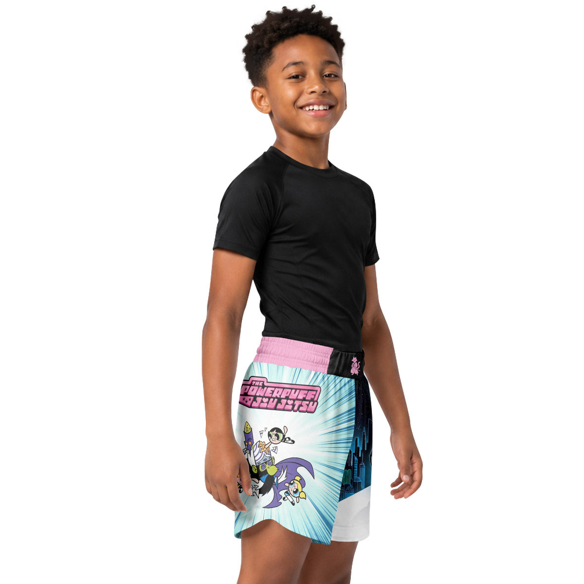 Powerpuff Girls BJJ Kids Grappling Shorts