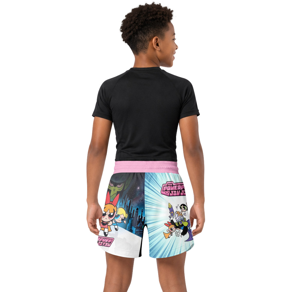 Powerpuff Girls BJJ Kids Grappling Shorts