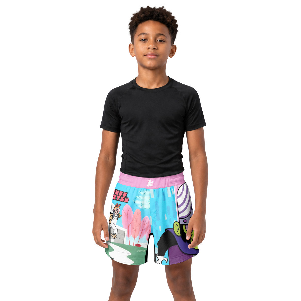 Powerpuff Girls Jiu Jitsu Kids Grappling Shorts