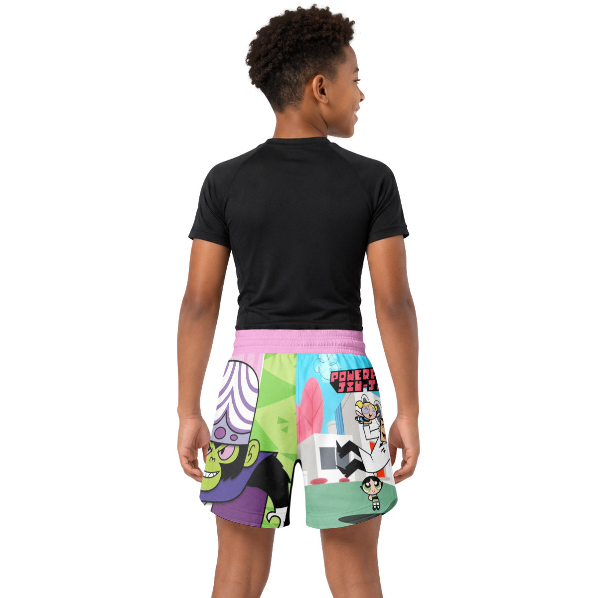 Powerpuff Girls Jiu Jitsu Kids Grappling Shorts