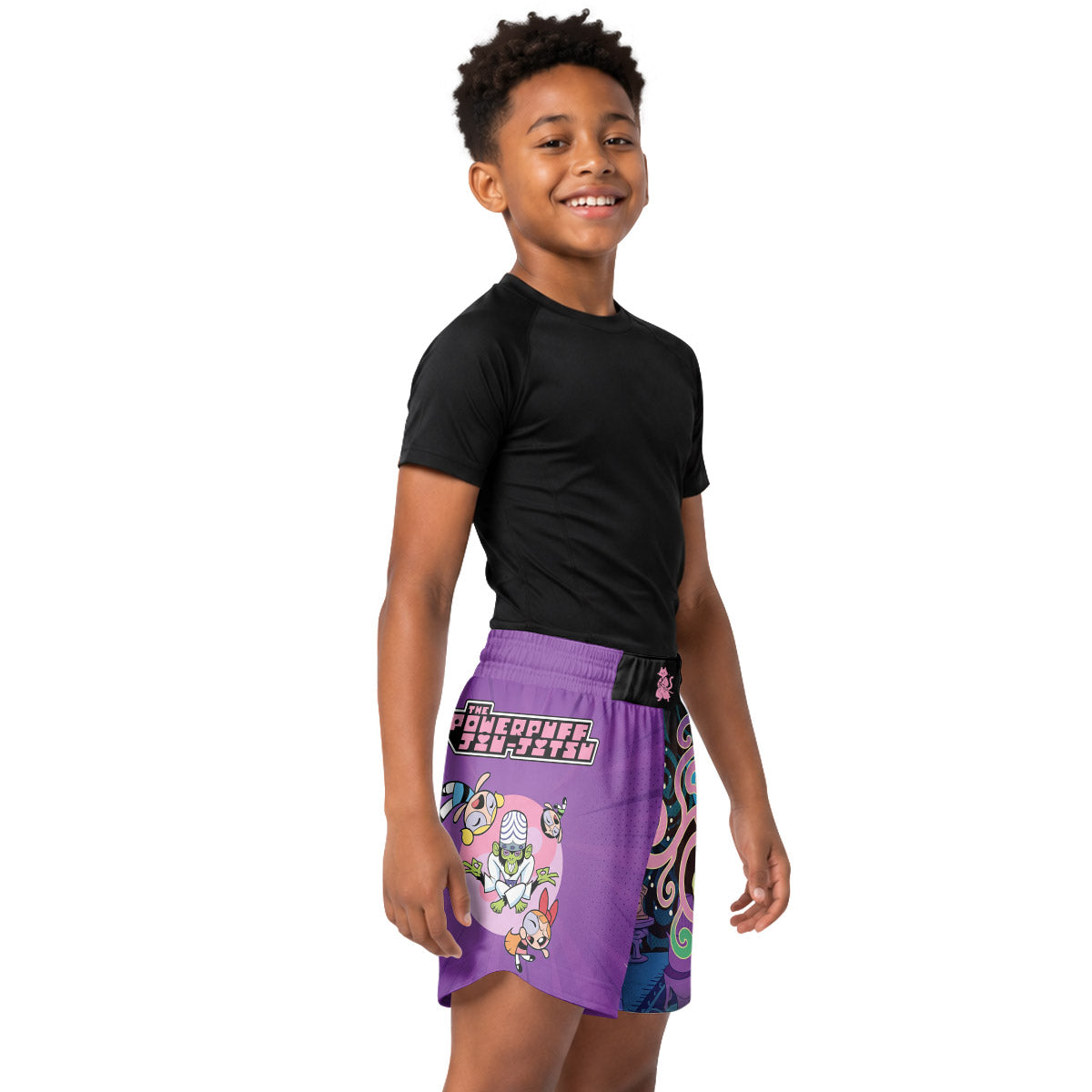 Powerpuff Girls Mastermind Kids Grappling Shorts