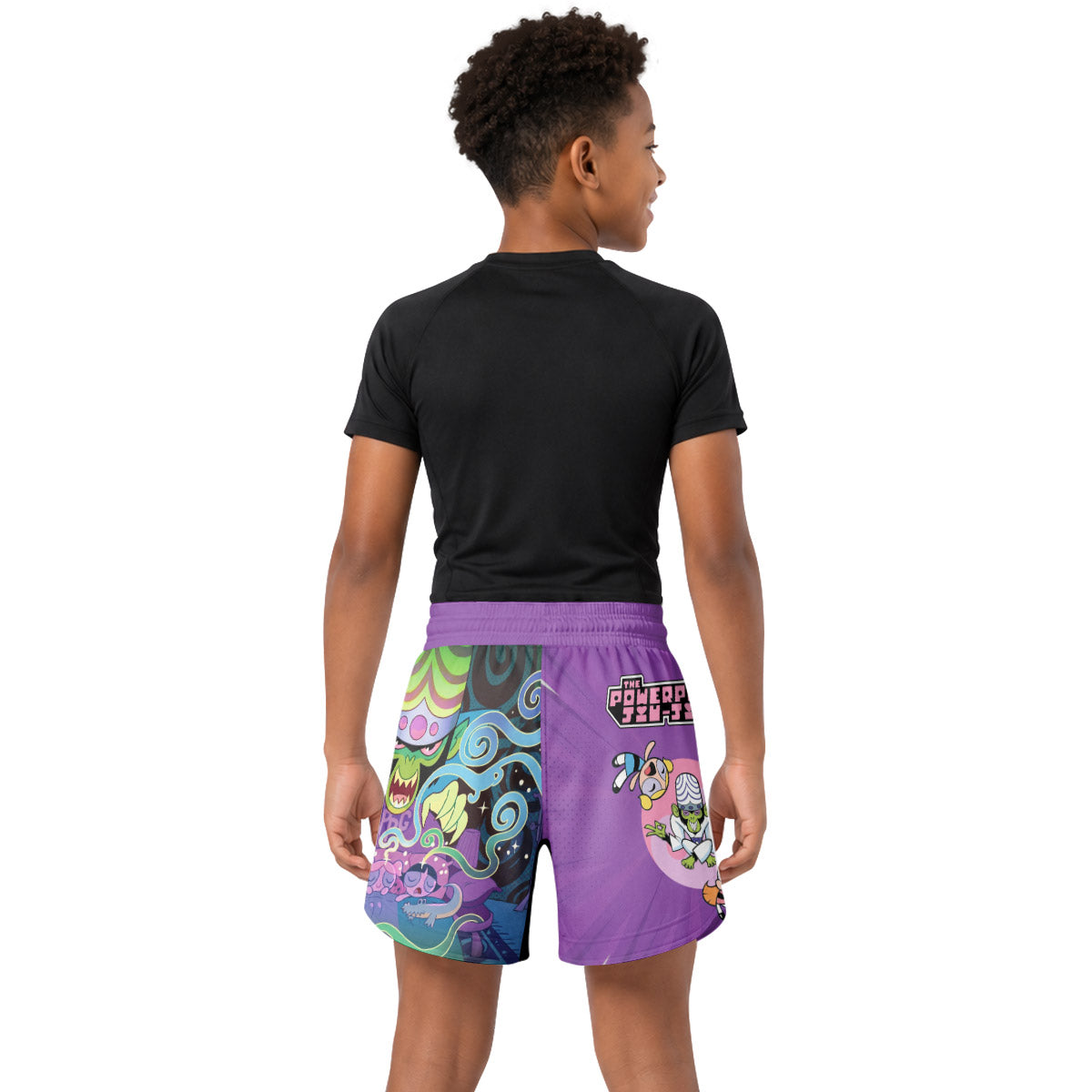 Powerpuff Girls Mastermind Kids Grappling Shorts