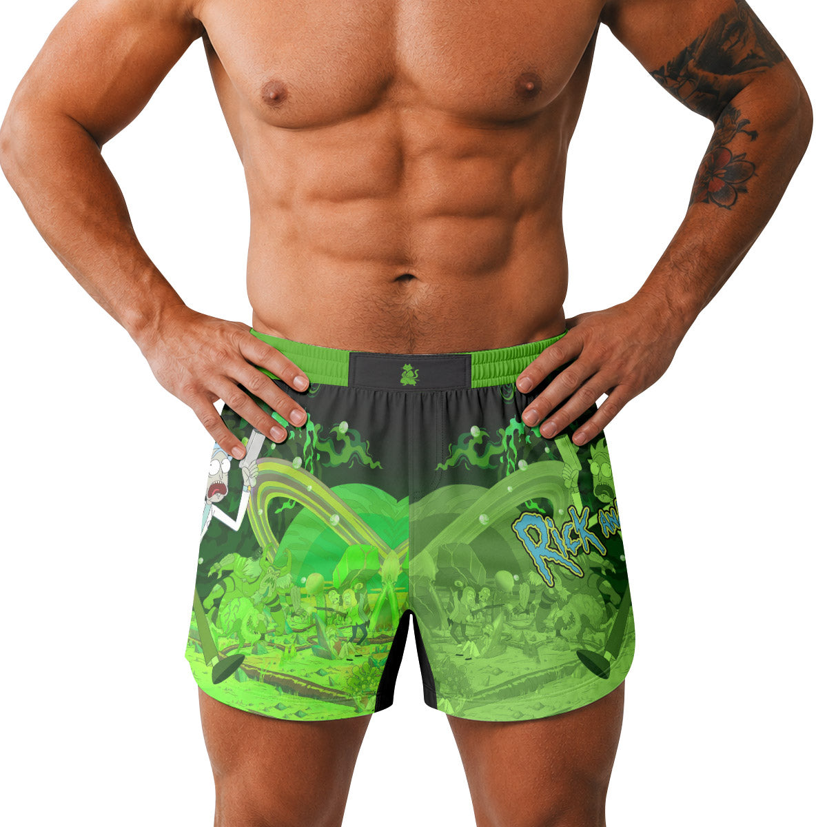 Rick And Morty Grappling Shorts
