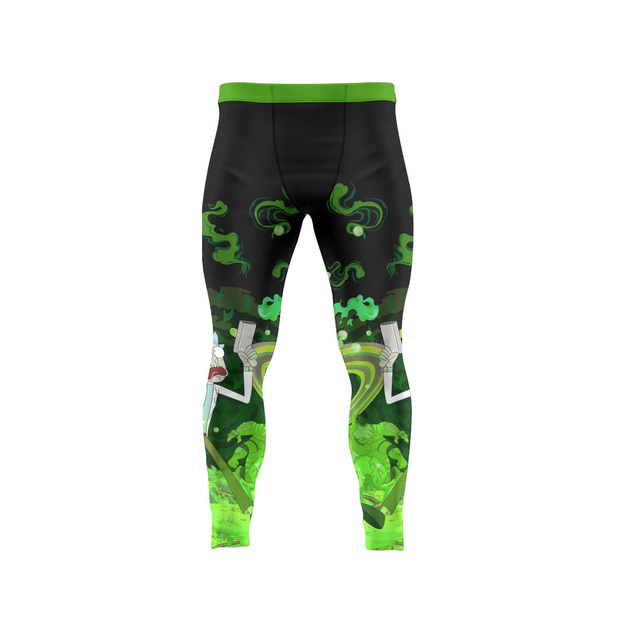 Rick And Morty Men's Compression Leggings