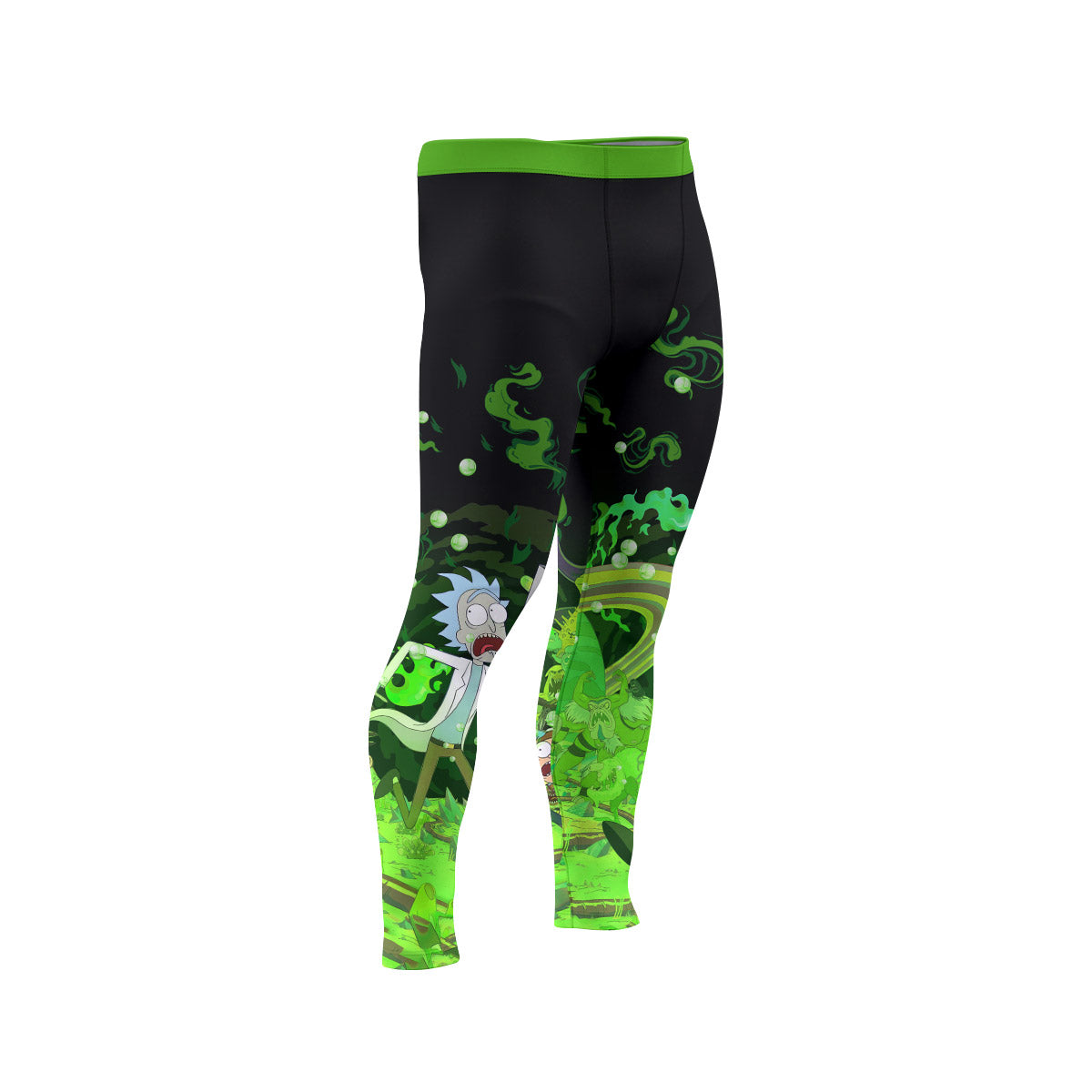 Rick And Morty Men's Compression Leggings