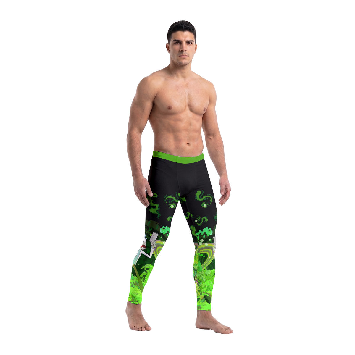 Rick And Morty Men's Compression Leggings