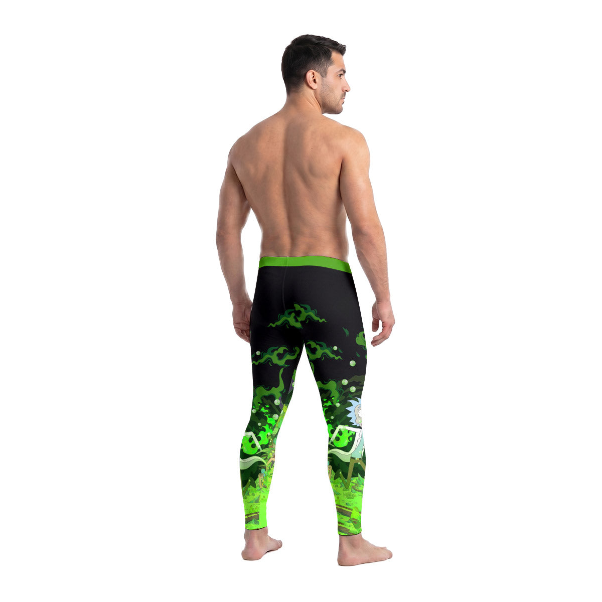 Rick And Morty Men's Compression Leggings