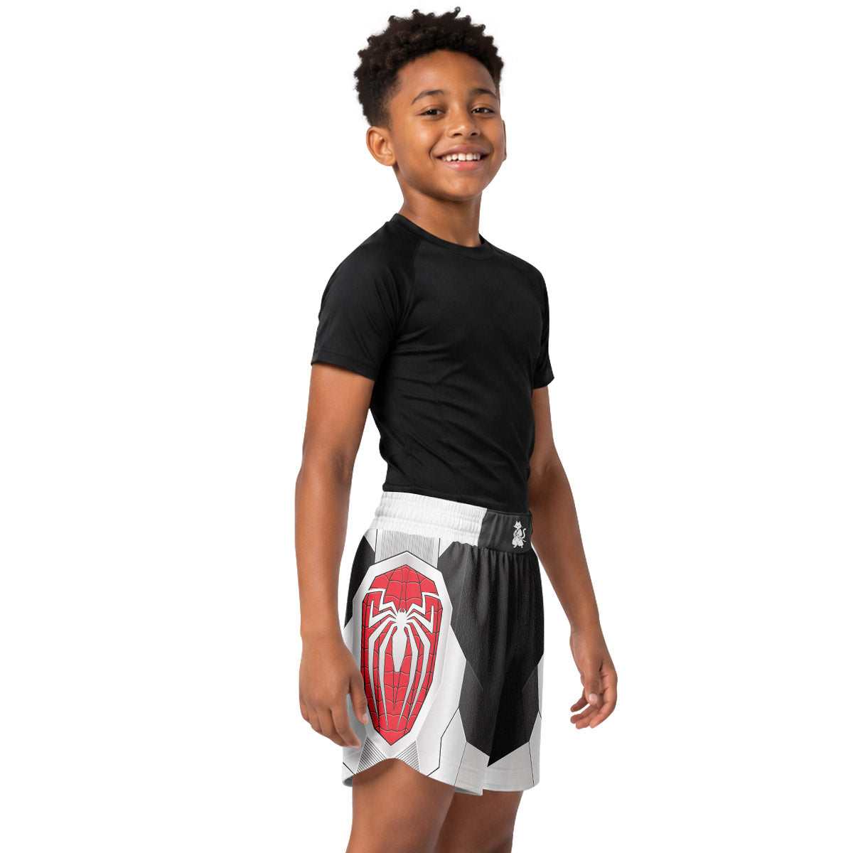 Spider Man Armored Advanced Suit Kids Grappling Shorts