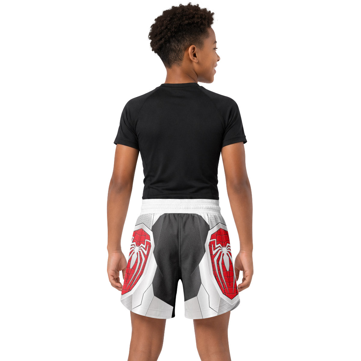 Spider Man Armored Advanced Suit Kids Grappling Shorts