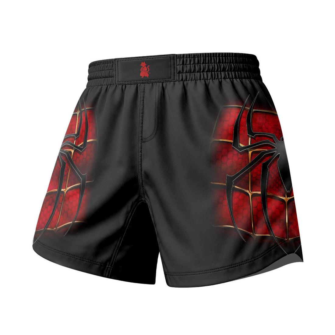 Spider Man Black Red Grappling Shorts