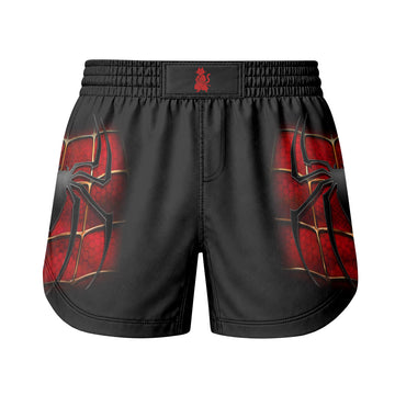 Spider Man Black Red Grappling Shorts