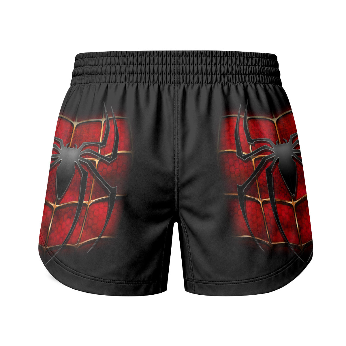 Spider Man Black Red Grappling Shorts