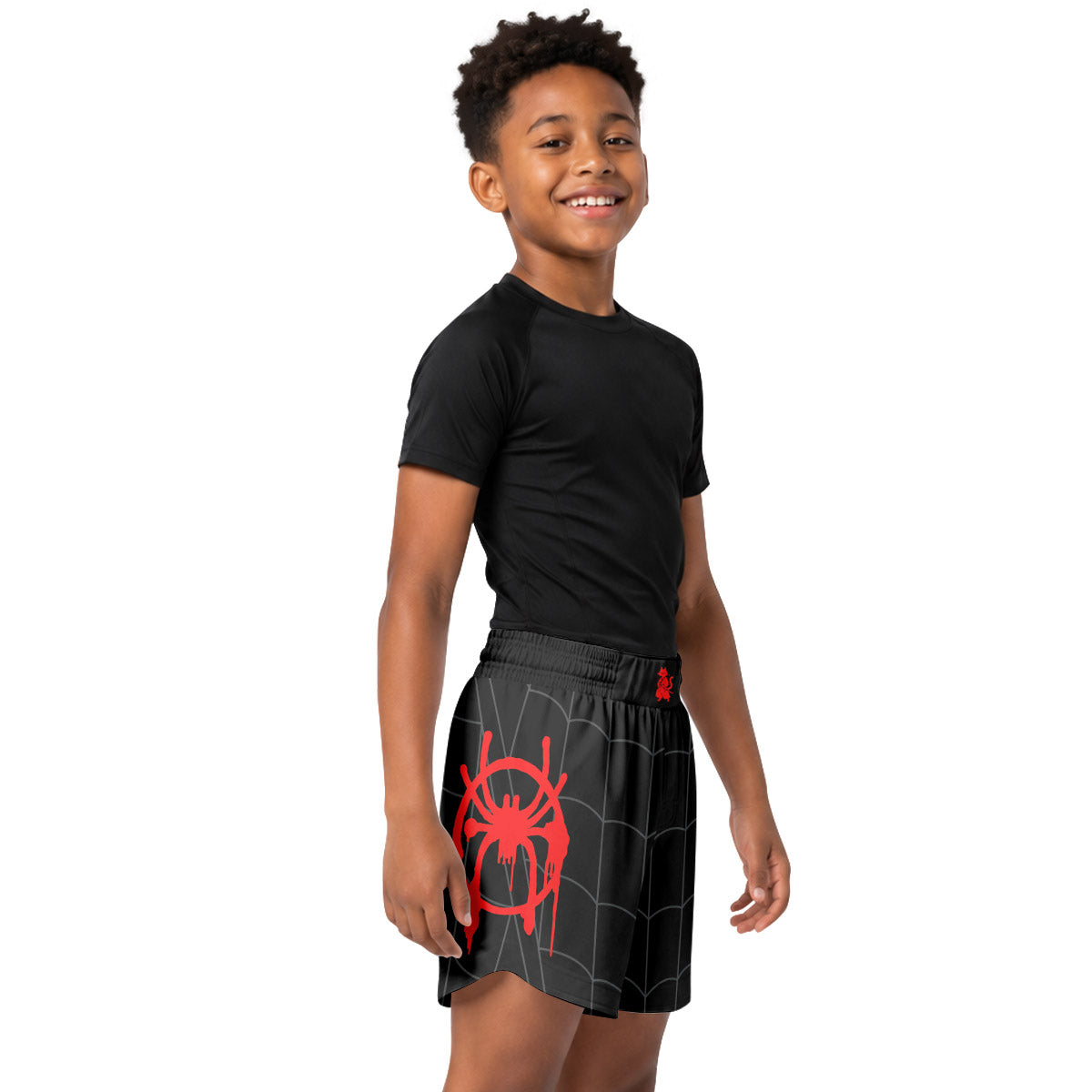 Spider Man Graffiti Kids Grappling Shorts