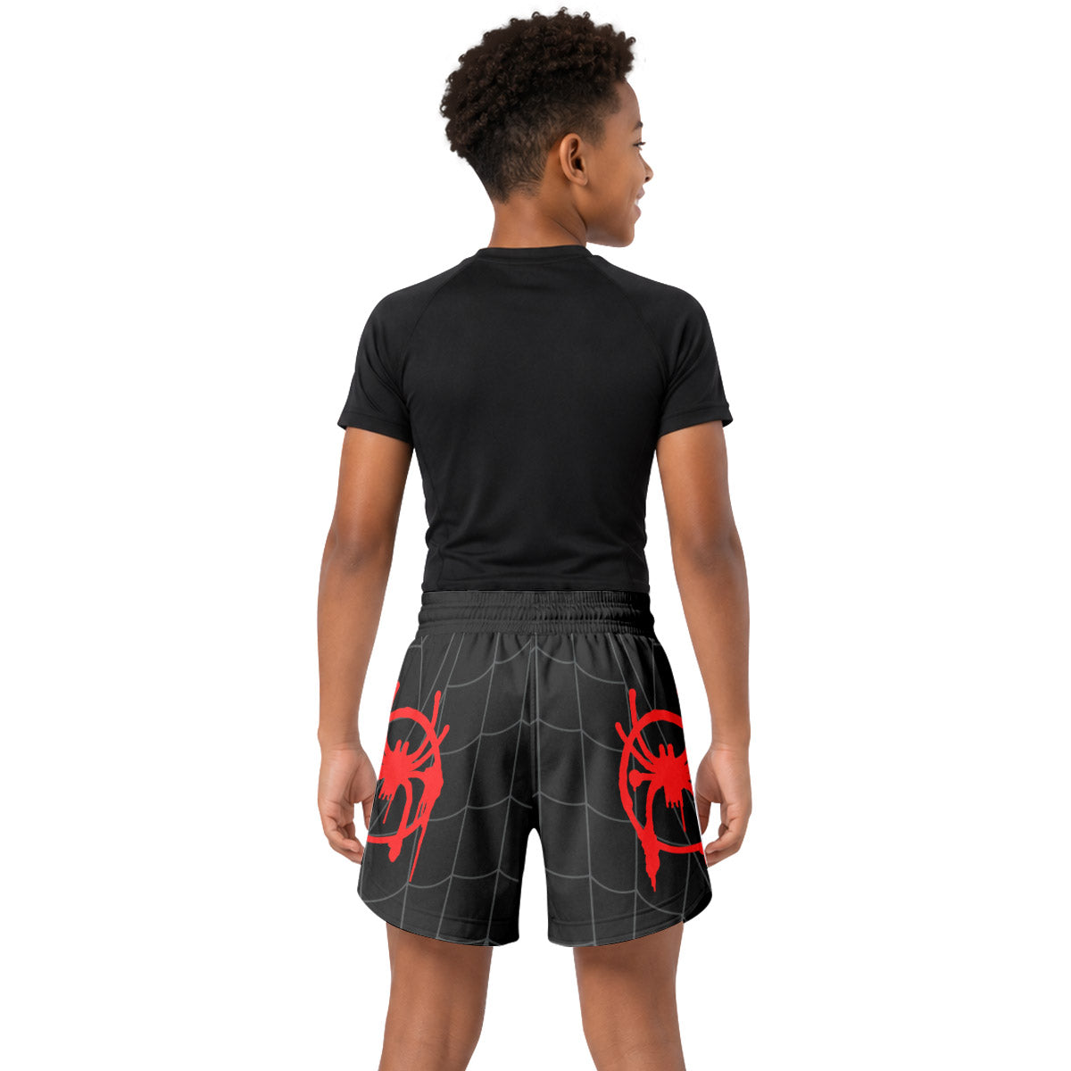 Spider Man Graffiti Kids Grappling Shorts