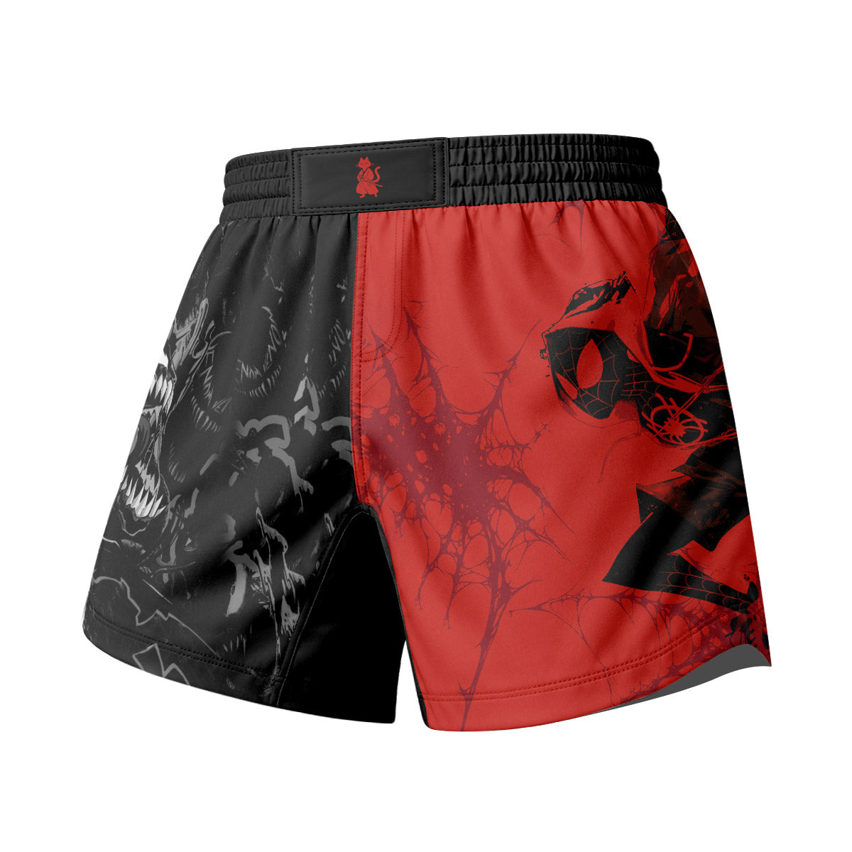Spider Man Miles Morales And Venom Grappling Shorts