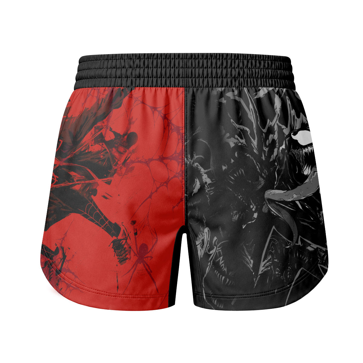 Spider Man Miles Morales And Venom Grappling Shorts