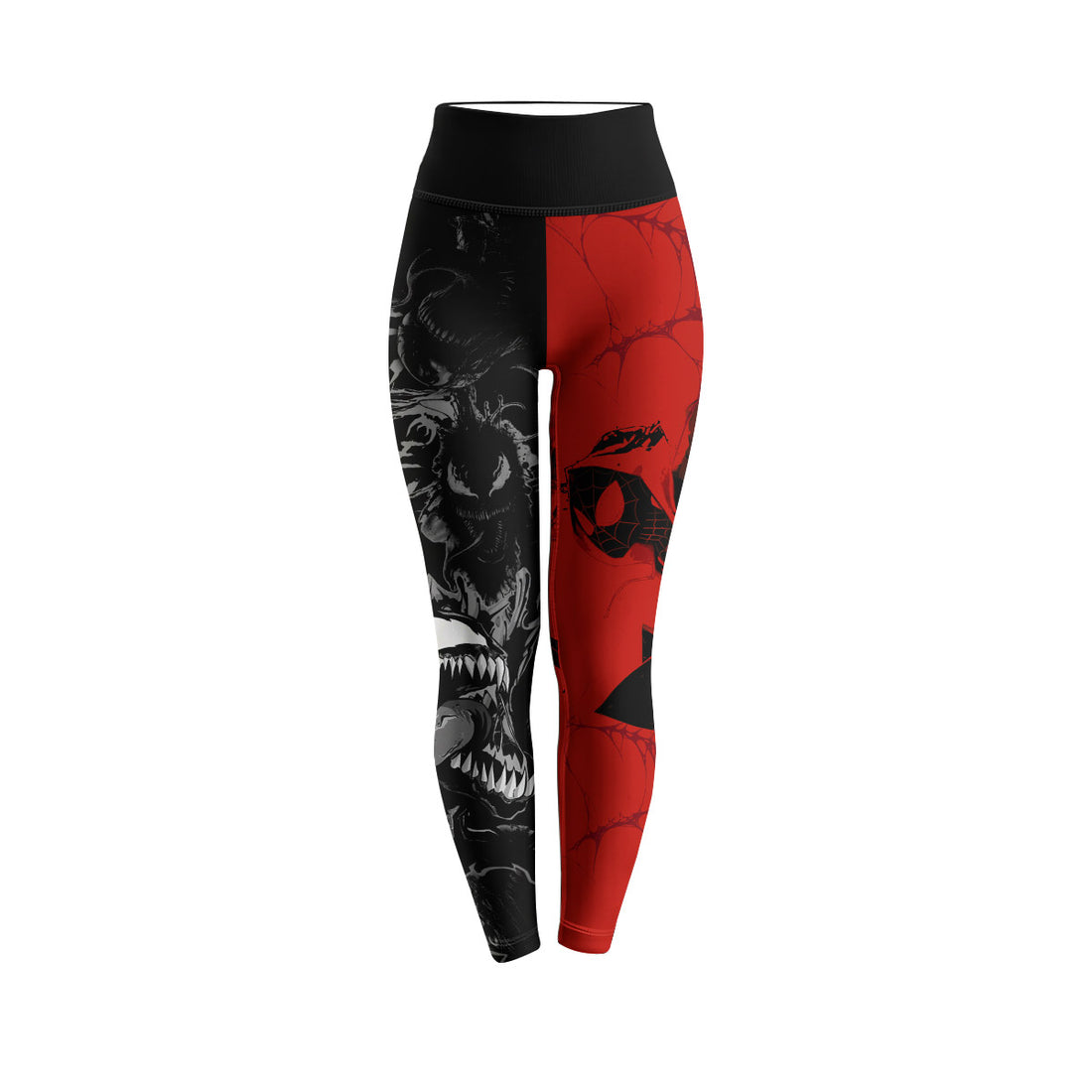 Spider Man Miles Morales And Venom Women's Leggings