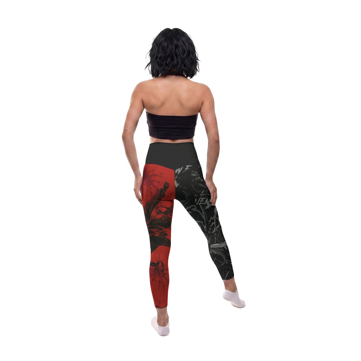 Spider Man Miles Morales And Venom Women's Leggings