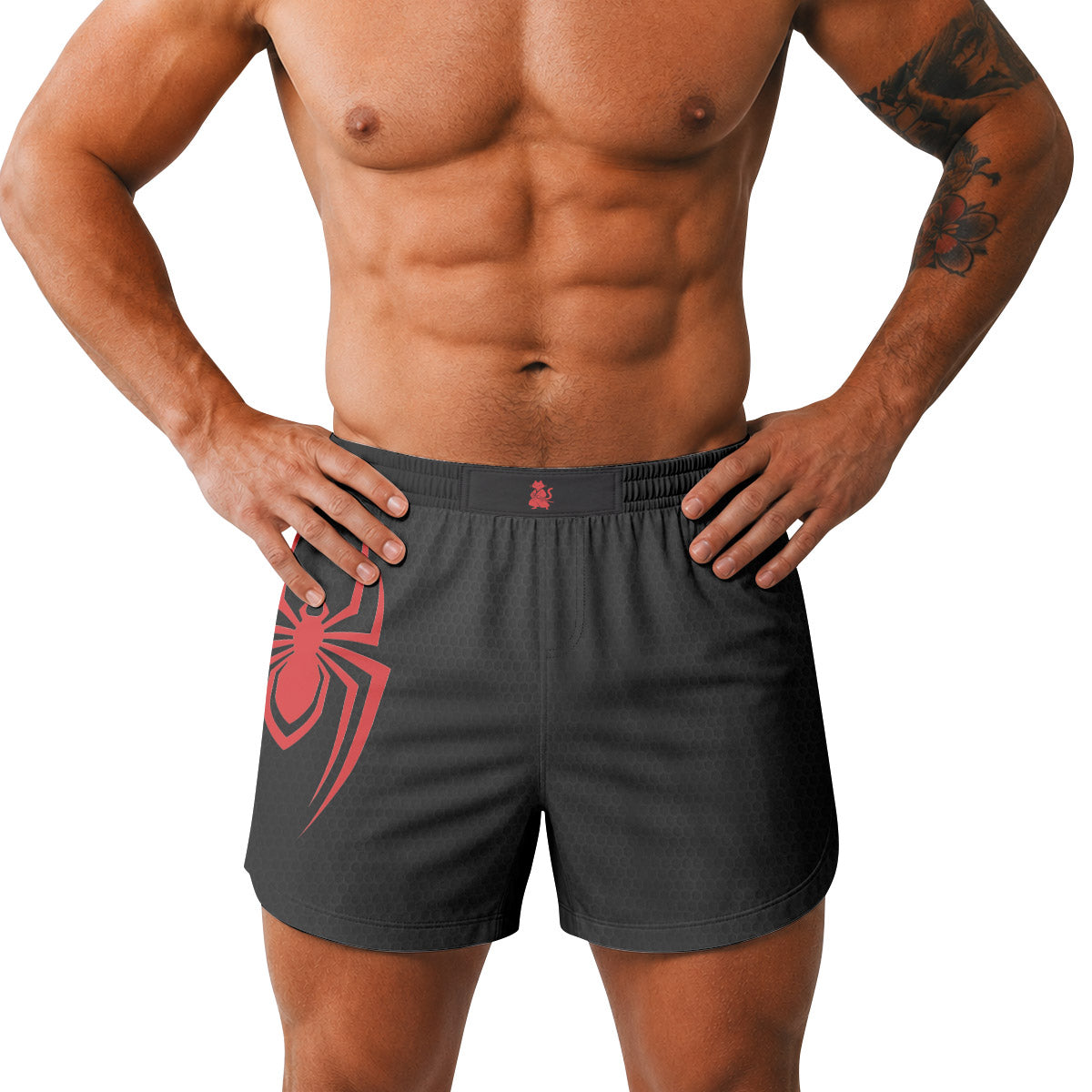 Spider Man Miles Morales Cosplay Grappling Shorts