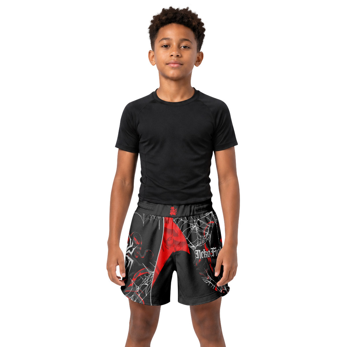 Spider Man Miles Morales Venom Kids Grappling Shorts