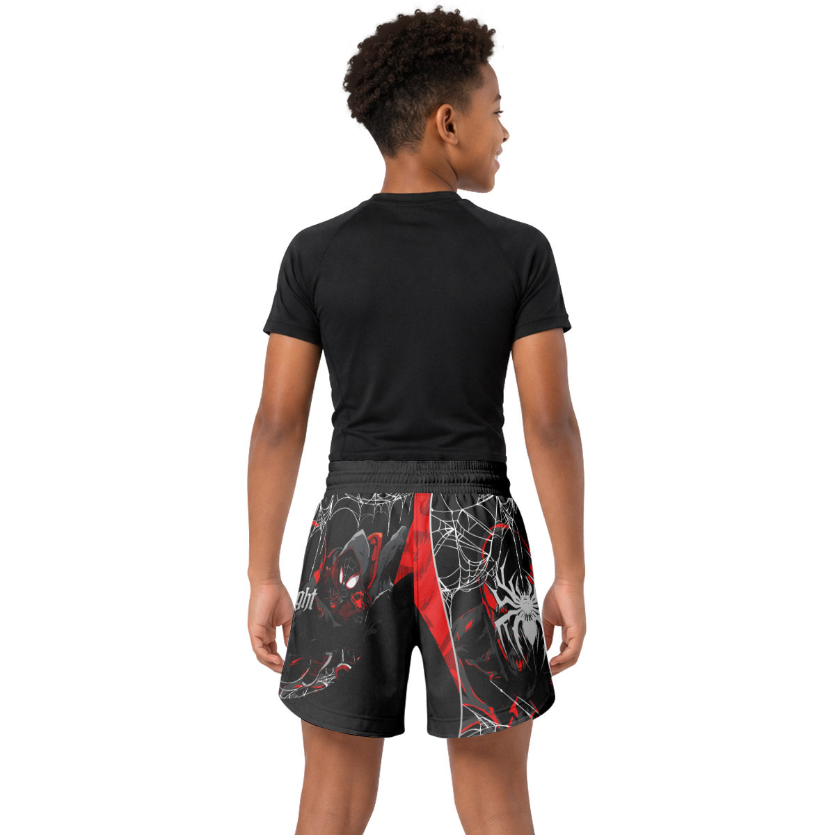 Spider Man Miles Morales Venom Kids Grappling Shorts