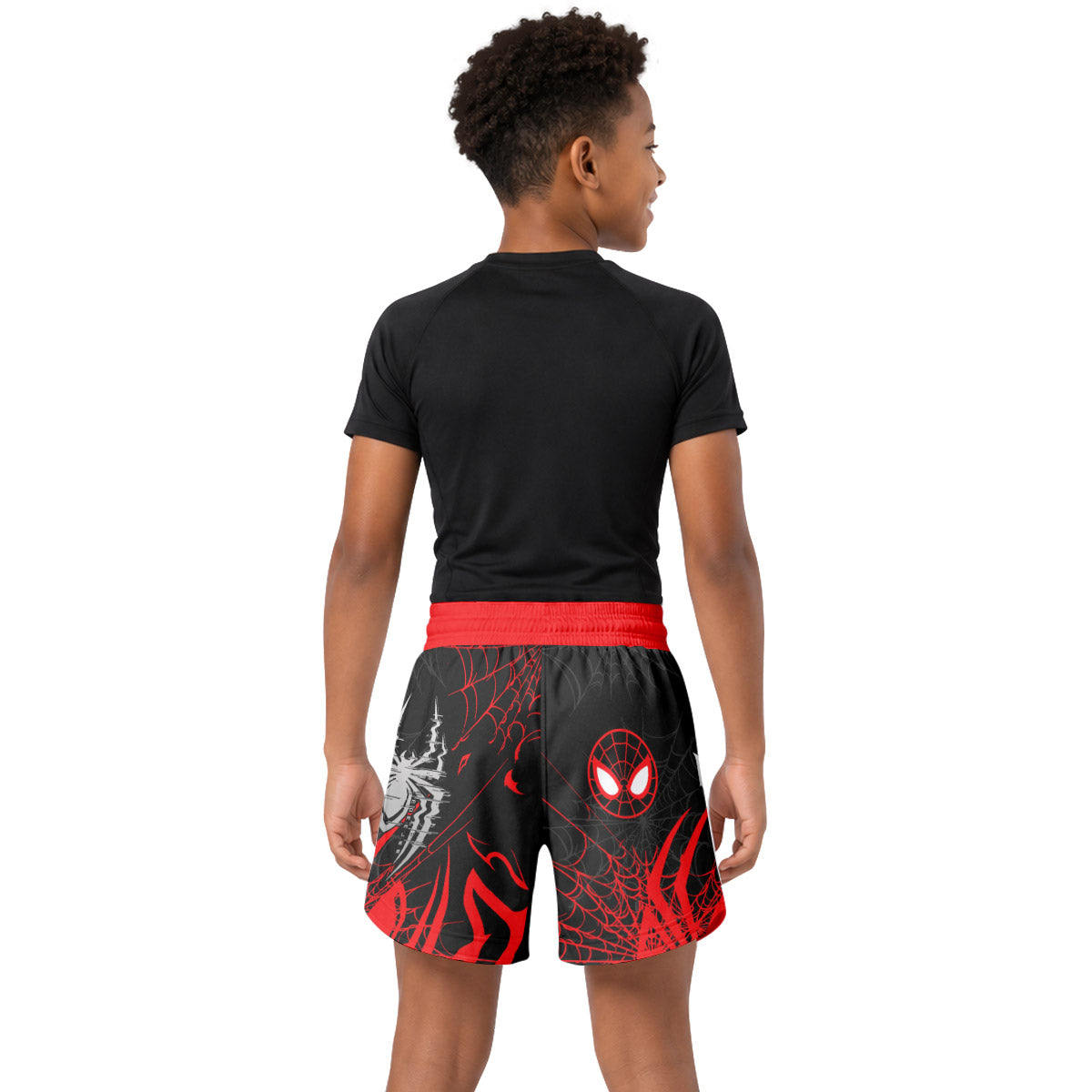 Spider Man Spider Verse Kids Grappling Shorts
