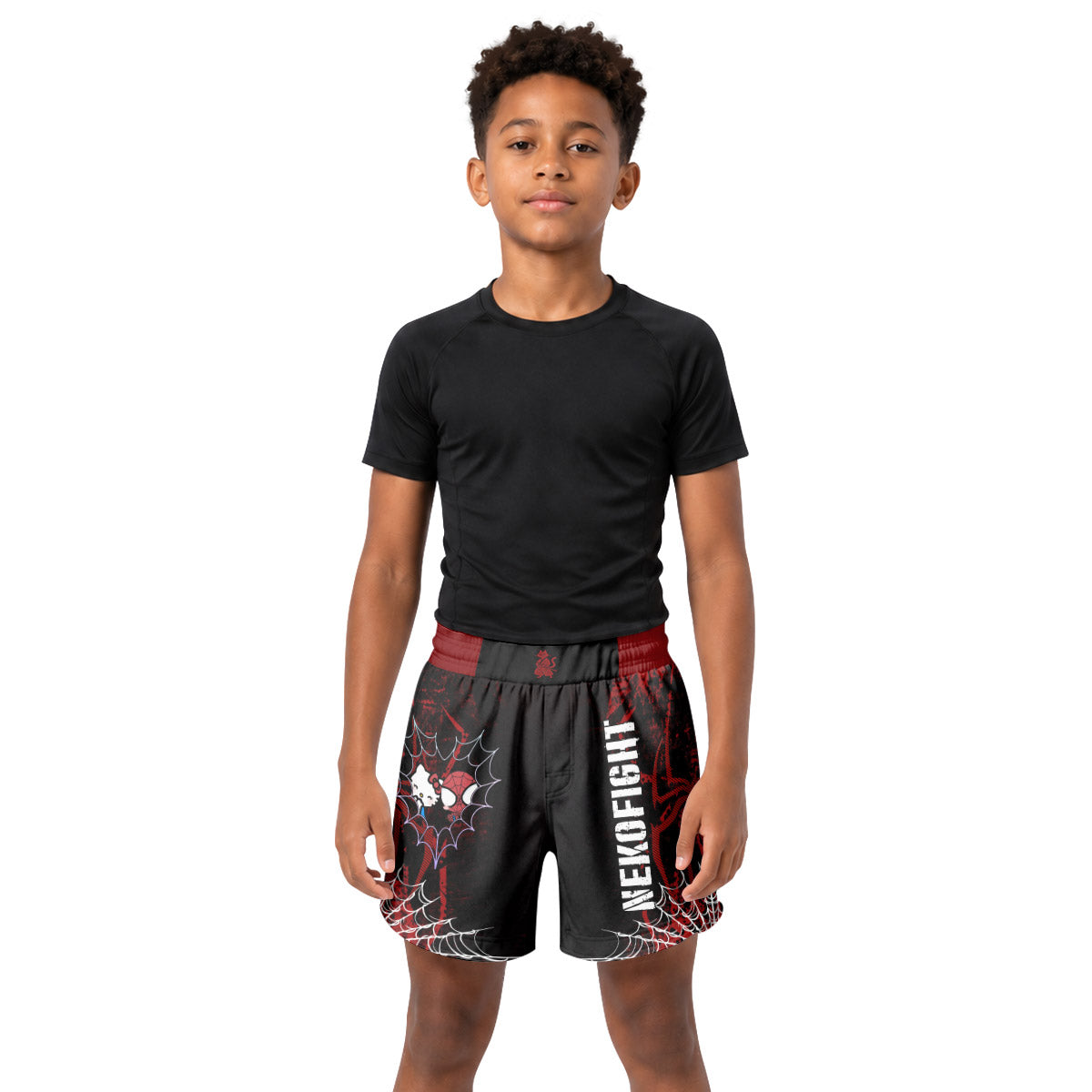 Spider Man x Hello Kitty Kids Grappling Shorts