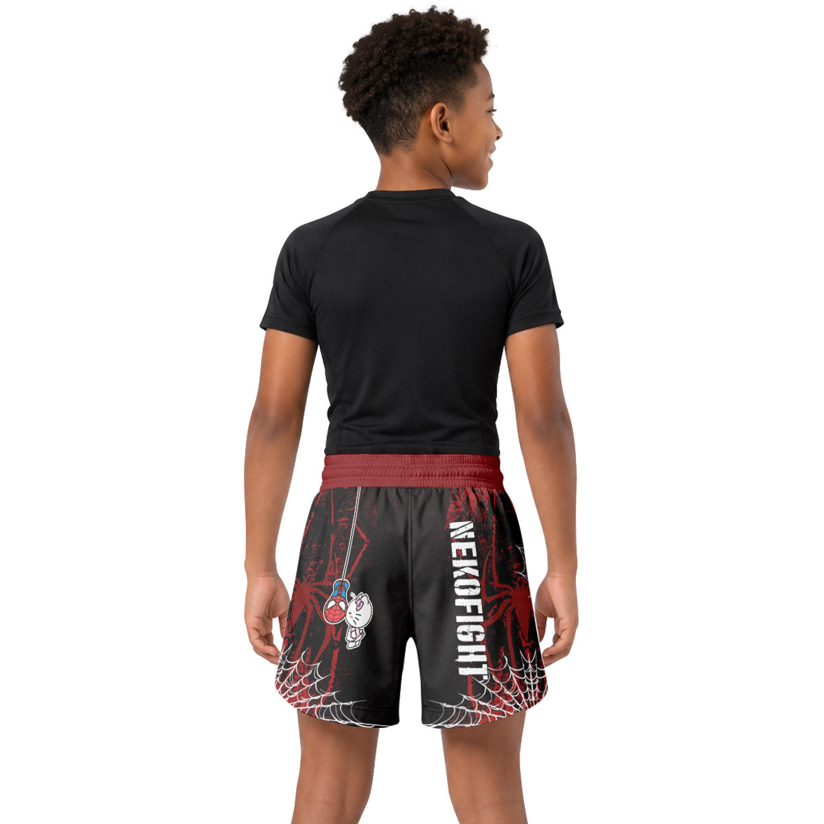 Spider Man x Hello Kitty Kids Grappling Shorts