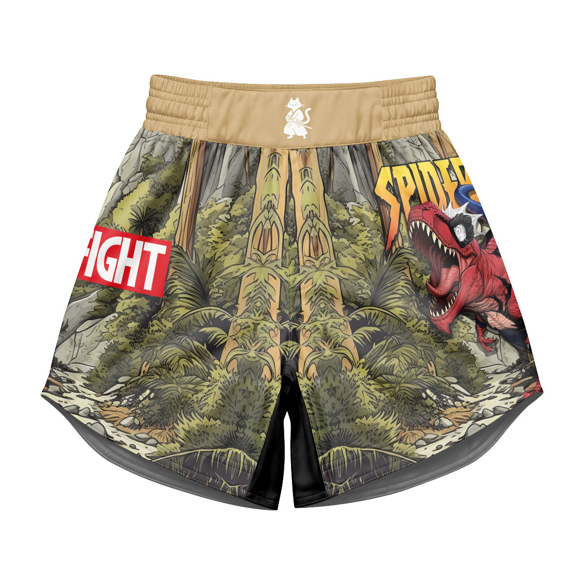 Spider Rex Ancient Time Kids Grappling Shorts