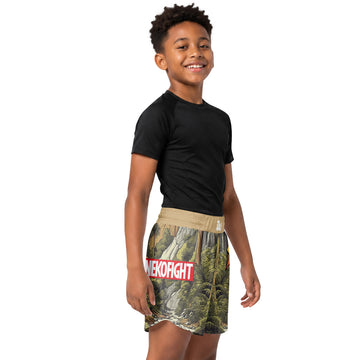 Spider Rex Ancient Time Kids Grappling Shorts