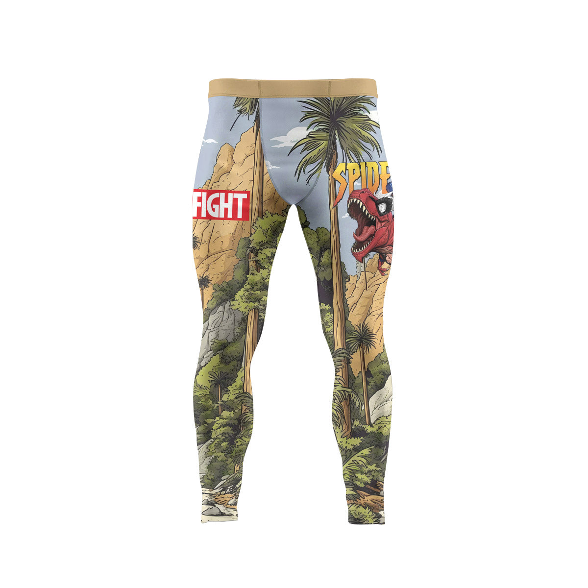 Spider Rex Ancient Time Men's Compression Leggings