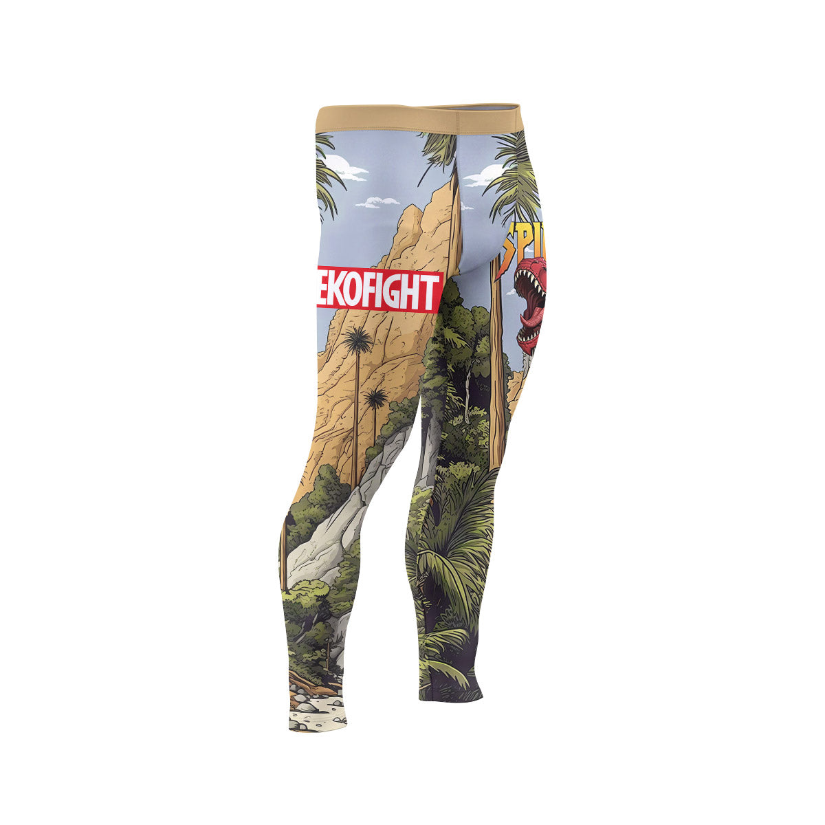 Spider Rex Ancient Time Men's Compression Leggings