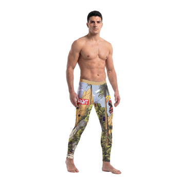 Spider Rex Ancient Time Men's Compression Leggings