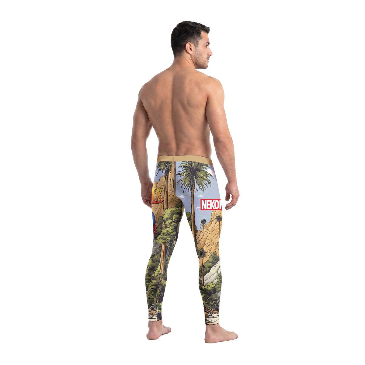 Spider Rex Ancient Time Men's Compression Leggings