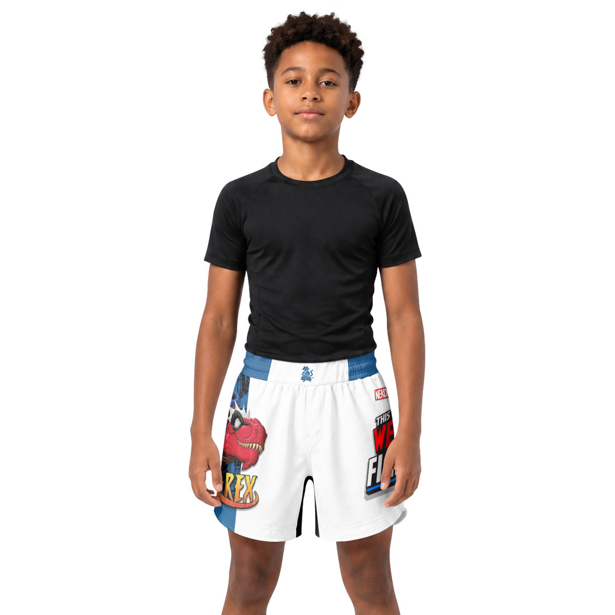 Spider Rex Fight Week Kids Grappling Shorts