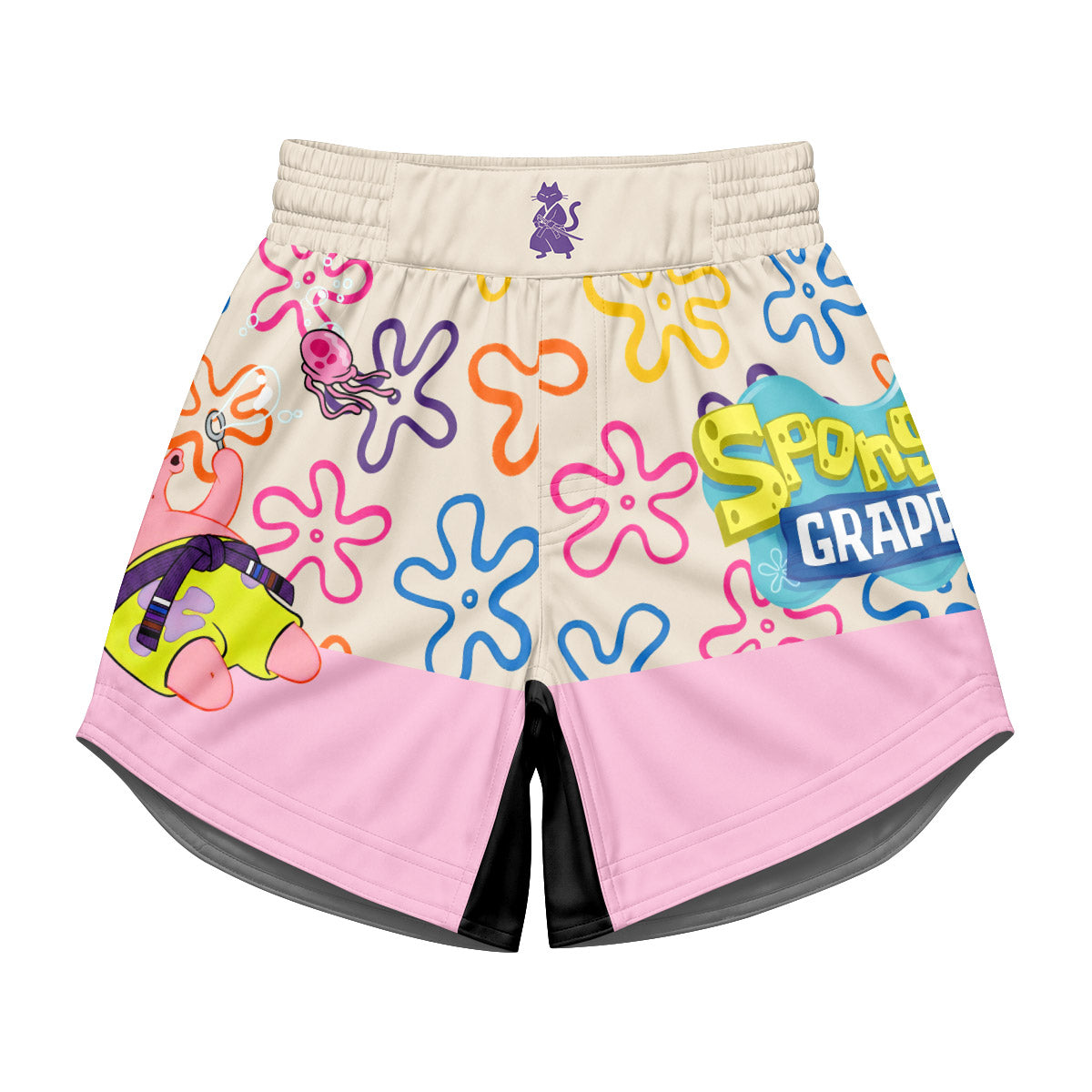 SpongeBob Patrick Star Chilling Day Kids Grappling Shorts