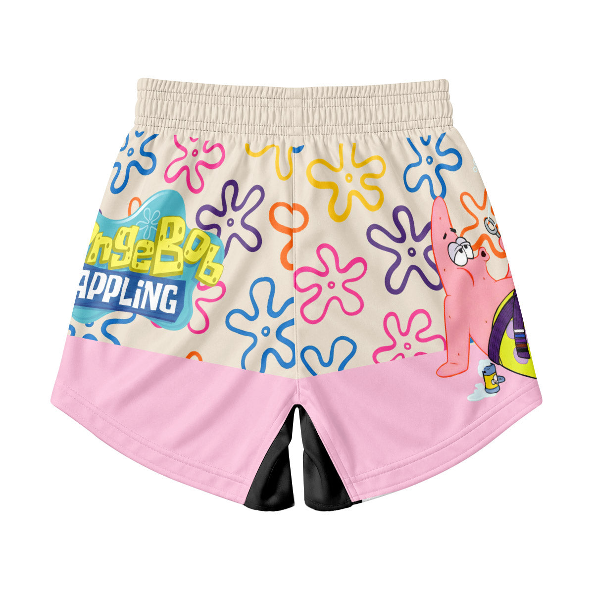 SpongeBob Patrick Star Chilling Day Kids Grappling Shorts