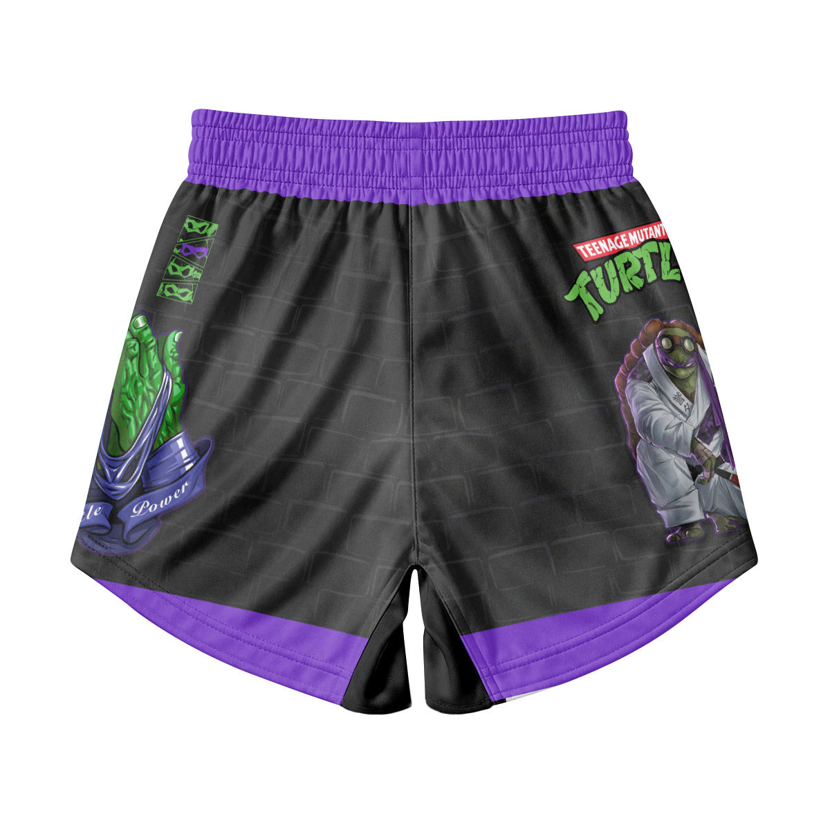Teen Mutant Ninja Turtle Donatello Kids Grappling Shorts