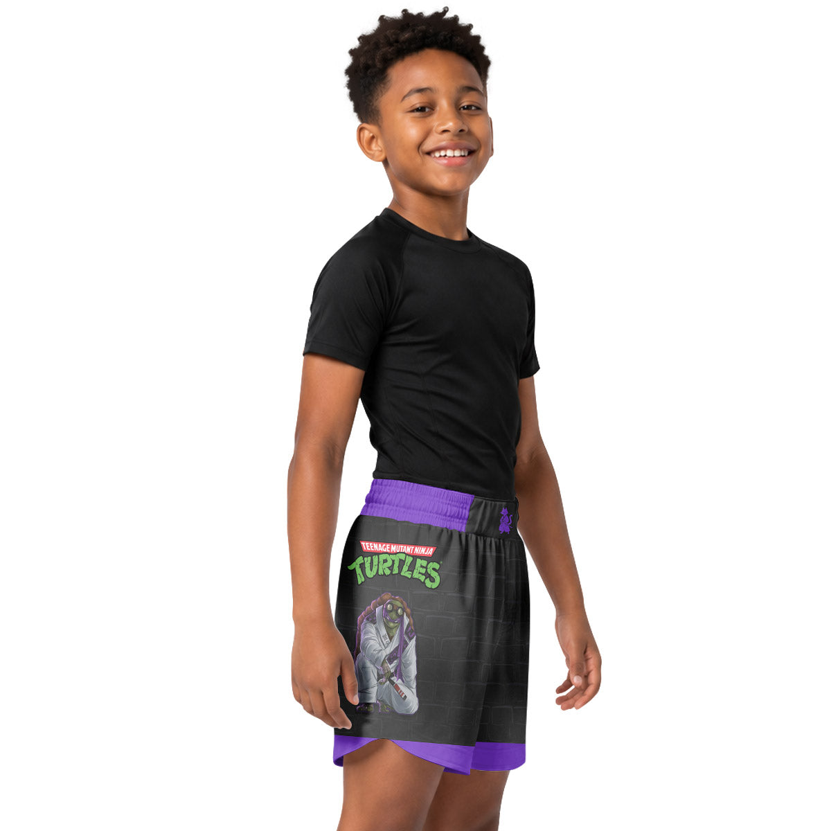 Teen Mutant Ninja Turtle Donatello Kids Grappling Shorts