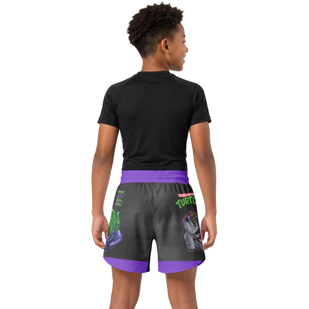 Teen Mutant Ninja Turtle Donatello Kids Grappling Shorts