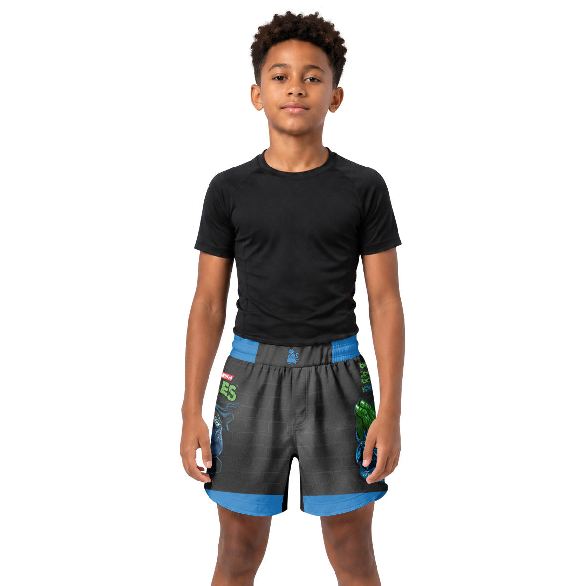 Teen Mutant Ninja Turtle Leonardo Kids Grappling Shorts