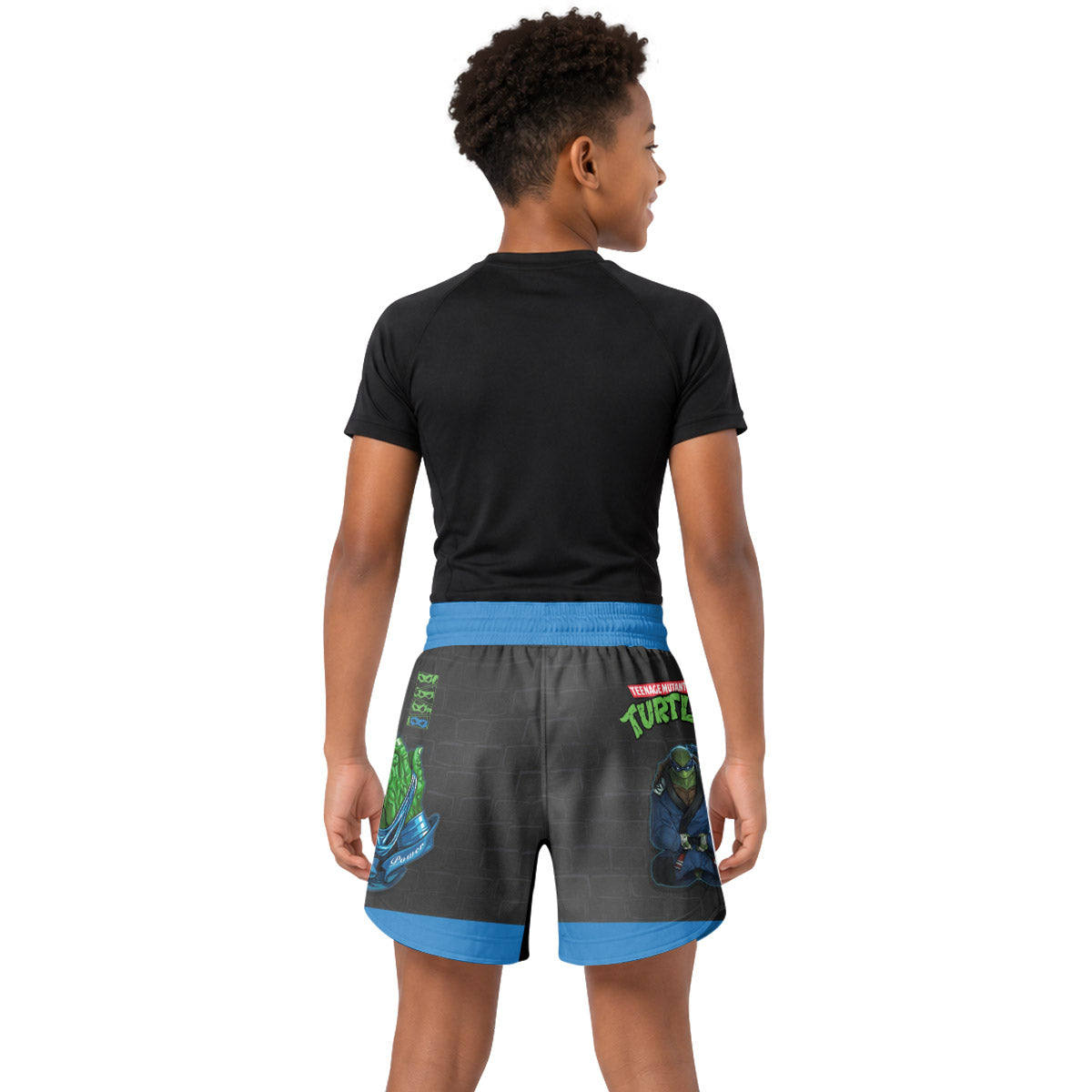 Teen Mutant Ninja Turtle Leonardo Kids Grappling Shorts